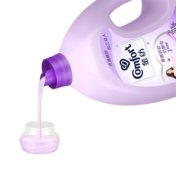 金纺【超值8斤】柔顺剂 薰衣草衣物护理剂4L 留香防静电