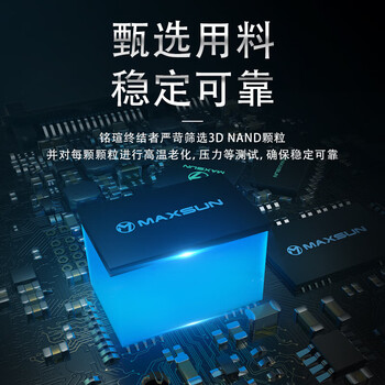 铭瑄(MAXSUN) 256GB SSD固态硬盘SATA3.0接口 550MB/s 终结者系列