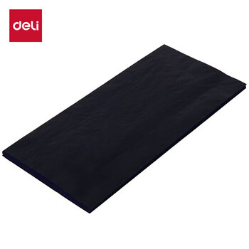 得力(deli)48K经济耐用薄型复写纸(18.5*8.5cm) 100张/盒 财务用品 蓝9370 得力(deli)48K经济耐用薄型复写纸(18.5*8.5cm) 100张/盒 财务用品 蓝9370