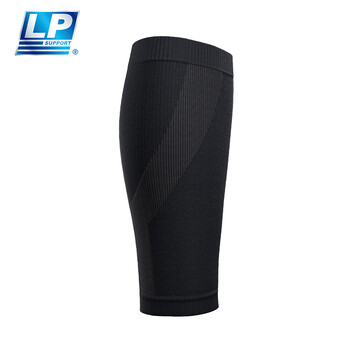 LP270Z专业保暖篮球跑步运动护小腿套男女护腿护套薄款护具黑色L