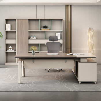 森菲亚 办公桌老板桌简约现代时尚经理桌办公室单人领导主管桌 森菲亚 办公桌老板桌简约现代时尚经理桌办公室单人领导主管桌