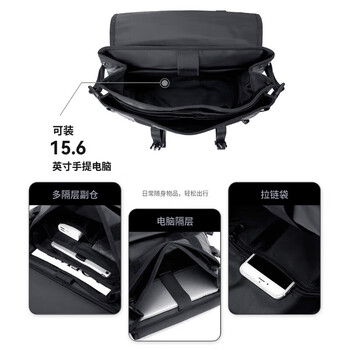 高尔夫（GOLF）电脑包双肩15/16英寸笔记本背包男休闲大学生书包出差轻户外旅行