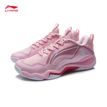 李宁音爆EG3.0女子缓震羽毛球专业比赛鞋AYZR004 浅粉红-1 38