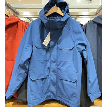 优衣库日单u家春秋季男装宽松登山服连帽外套防水冲锋衣工装夹克