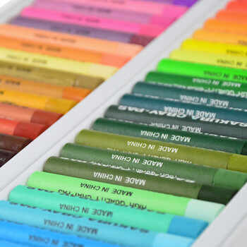 【全网低价】樱花(SAKURA)油画棒蜡笔50色套装 精装礼物礼盒款 儿童安全绘画画笔美术彩绘工具玩具美术写生