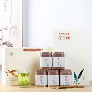 新旭堂茶叶白茶安吉礼盒装绿茶2026新茶春茶特级端午节日送长辈礼物250g