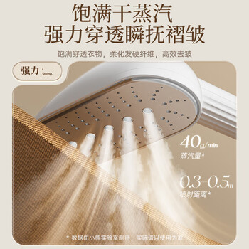 小熊（Bear）立式挂烫机40g/min大蒸汽1.8L大水箱家用熨烫机手持蒸汽熨斗大功率团购（不带熨烫板）GTJ-T20F1