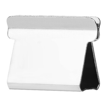 齐心50只推夹器夹纸器补充夹子 文件试卷票据无痕文件夹备用夹子 50只/盒 B3396