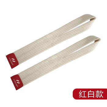 耐力克斯（NAILEKESI N）助力带硬拉健身训练举重握力带划船护手掌单杠护腕棉质款 两只装