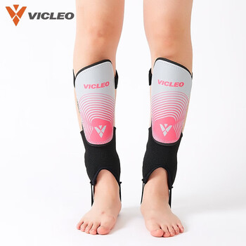 维克利奥（VICLeO）足球护腿板儿童护腿板插足球护具一对装V821218 S码（绑带+护踝）