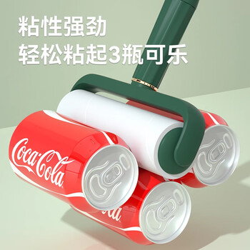 初舍（CHUSHE）粘毛器滚筒滚刷衣服粘猫毛除黏毛可撕式纸家用清理床上沾头发神器