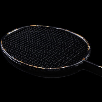 尤迪曼10U全碳素手柄连体羽毛球拍单拍黑金色拍包款 尤迪曼10U全碳素手柄连体羽毛球拍单拍黑金色拍包款