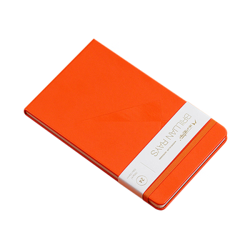 马蒂尼光芒 水彩本 手帐旅行A6棉浆水彩纸中粗纹理200g海螺橙BR-R601 翻翻乐画画本