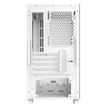 Thermaltake（Tt）启航者F4 白色 Mini小机箱水冷电脑主机（支持MATX主板/钢化玻璃侧透/铁网面板/支持背线）