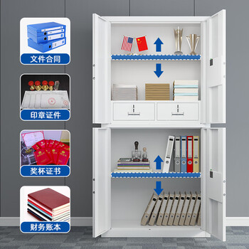 丰龙保密柜文件柜智能密码锁档案柜办公资料铁皮柜凭证柜185*90*42cm
