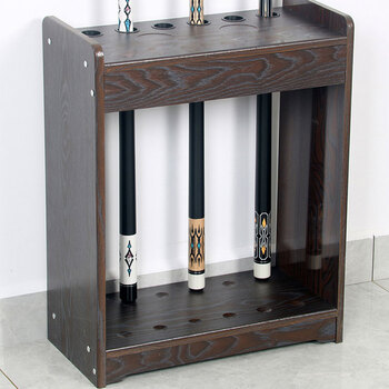 捍升 台球架杆架 台球杆架木质落地球杆架收纳放置台球杆 6孔柜式 捍升 台球架杆架 台球杆架木质落地球杆架收纳放置台球杆 6孔柜式