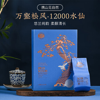孝文家茶乌龙茶携山12000武夷岩茶正岩水仙一级49.8g茶叶礼盒节日送礼礼品