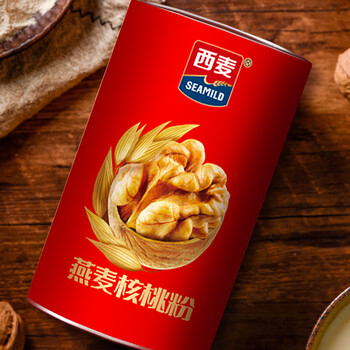 西麦燕麦片核桃粉礼盒1000g五谷代餐粉营养早餐重阳送礼佳品