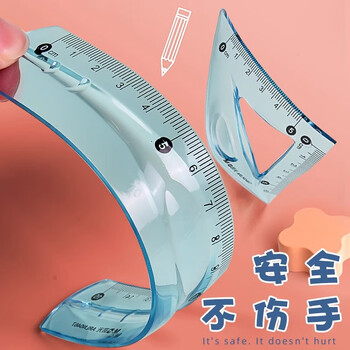 晨光(M&G)文具套尺尺子套装小学生考试 4件套(直尺15cm+三角尺*2+量角器)颜色随机ARLN0467中考高考 晨光(M&G)文具套尺尺子套装小学生考试 4件套(直尺15cm+三角尺*2+量角器)颜色随机ARLN0467中考高考