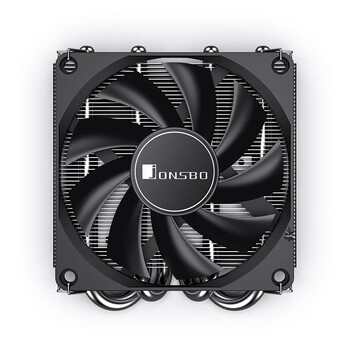 乔思伯（JONSBO）HP400S黑色 CPU散热器（多平台/4热管/下压式CPU散热器/PWM智能温控/9CM风扇/1700/AM5）