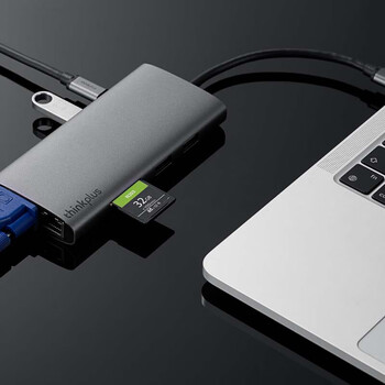 联想ThinkPad Type-C USB-C转HDMI和VGA转接头 USB分线器 千兆网口 PD快充 SD/TF笔记本拓展坞LC10 联想ThinkPad Type-C USB-C转HDMI和VGA转接头 USB分线器 千兆网口 PD快充 SD/TF笔记本拓展坞LC10