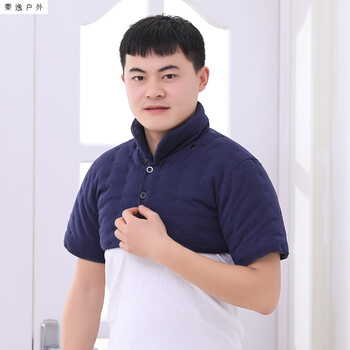 京东优选护肩保暖肩周炎中老年加绒加厚男士纯棉花加厚保暖护肩中老年