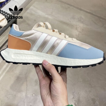 (adidas)三葉草跑步鞋男鞋女鞋2023秋冬季新款retropy e5復古運動鞋