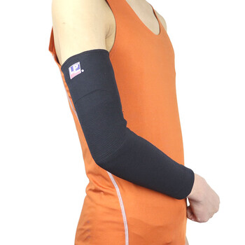 LP668护肘健身篮球骑行羽毛球卧推网球肘关节加长型全手臂护套 M