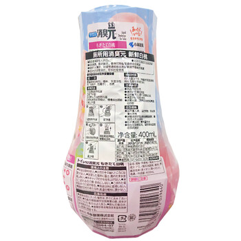 小林制药（KOBAYASHI）厕所用消臭元新鲜白桃400ml空气清新剂香薰除臭剂芳香剂除臭留香