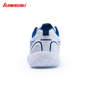 川崎（KAWASAKI）羽毛球鞋男款女士稳定耐磨减震专业运动鞋B3329 白蓝 36