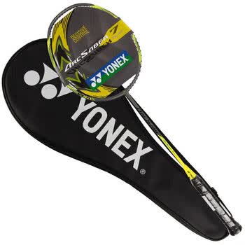 尤尼克斯（YONEX）羽毛球拍全碳素单拍ARC7PLAY灰黄已穿线附手胶