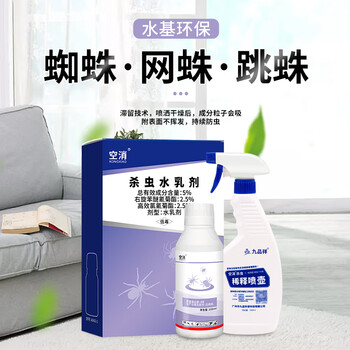 空消蜘蛛杀虫剂 天花板灭红黑蜘蛛药水车内驱虫蜘蛛灭防大长脚蜘蛛