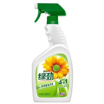 绿劲厨房重油污净700ml+700ml替换装 强效去油污厨房清洁剂/