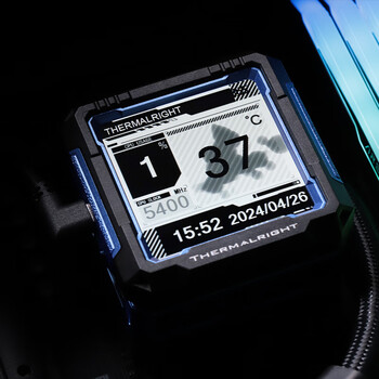 利民（thermalright）FROZEN WARFRAME PRO 360 BLACK 寒冰装甲PRO一体式水冷散热器IPS液晶屏FW PRO 360 BLACK