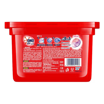 奥妙（OMO） 三合一淡雅樱花洗衣凝珠189G+金纺柔顺剂400g+留香珠25g*3袋