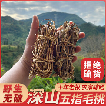 正宗野生五指毛桃无硫中药材土茯苓煲汤干货料包特产养生茶500g野生
