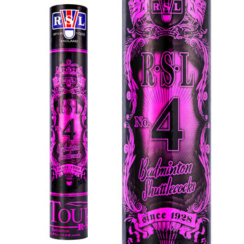 亚狮龙(RSL)羽毛球专业比赛鸭毛稳定耐打RSL4号77速12只装/桶 亚狮龙(RSL)羽毛球专业比赛鸭毛稳定耐打RSL4号77速12只装/桶