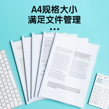 晨光(M&G)文具10个装A4/10mm透明抽杆夹拉杆夹文件夹 办公报告夹学生考试收纳 资料整理收纳ADM92996 晨光(M&G)文具10个装A4/10mm透明抽杆夹拉杆夹文件夹 办公报告夹学生考试收纳 资料整理收纳ADM92996