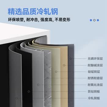 中伟（ZHONGWEI）保密柜文件柜铁皮柜办公柜员工柜档案柜电子密码锁钢制防盗柜通门