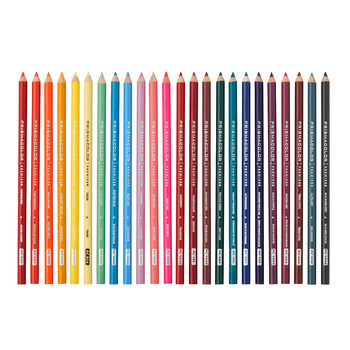 霹雳马（PRISMACOLOR）彩色铅笔彩铅笔24色光影彩铅画笔套装马克笔绘画艺术写生手绘美国三福霹雳马速写画画笔