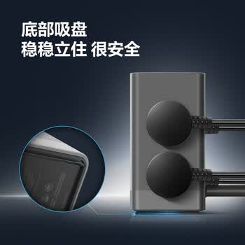 公牛（BULL）新国标智能数显氮化镓67W快充立式插座/桌面充电站/抗电涌防过载USB插排 适用iphone17 2C2A+6孔