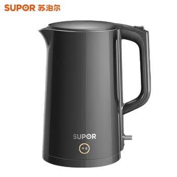 苏泊尔（SUPOR）电热水壶+茶垢剂一盒单发 1.7L大容量304不锈钢一键保温烧水壶泡茶壶开水壶SW-17S15A