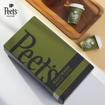 Peets Coffee皮爷peets 冻干即溶咖啡（百利冷萃）24g（3g*8颗）