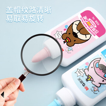 晨光（M&G）文具馋包40g可水洗学生手工DIY白胶 开学必备美术课高粘性白乳胶水 单个装（颜色随机） ABJ97210
