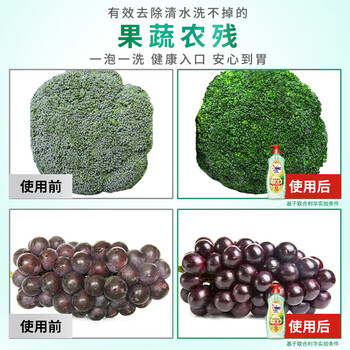 奥妙酵素餐具净洗洁精 白茶柠檬草 500g 去锅具焦糊
