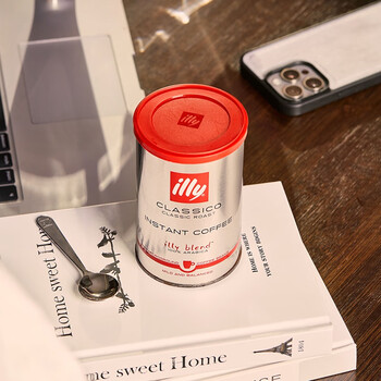 ILLY意利（illy）冻干速溶黑咖啡粉（浓醇风味）瑞士进口95g