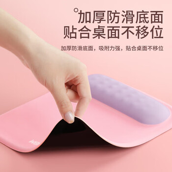 BUBM 记忆棉鼠标垫护腕女手腕垫可爱创意简约硅胶笔记本电脑鼠标腕托鼠垫护手护腕垫男 灰白+蓝 BUBM 记忆棉鼠标垫护腕女手腕垫可爱创意简约硅胶笔记本电脑鼠标腕托鼠垫护手护腕垫男 灰白+蓝