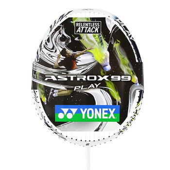 尤尼克斯（YONEX）羽毛球拍全碳素训练比赛天斧AX99PLAY白4U5已穿线附手胶