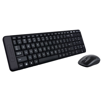 罗技（Logitech）MK220  无线键鼠套装 办公键鼠套装 多媒体键鼠套装 带无线2.4G接收器  团购福利优选黑色