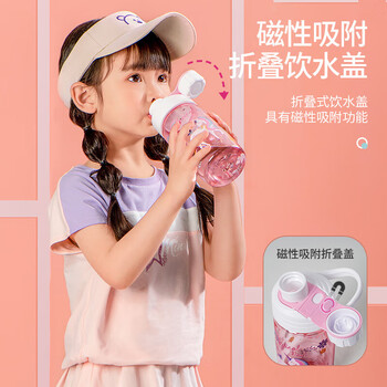 JEKO&JEKO儿童水杯夏季直饮小学生宝宝塑料杯运动水杯男女水壶 450mL独角兽